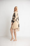 Aztec kuvioitu neuletakki beige