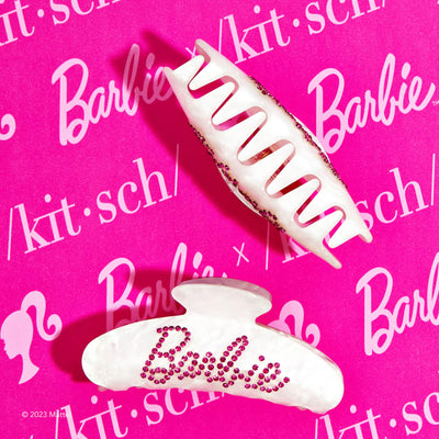 KITSCH hiusklipsi timanteilla Barbie x Kitsch