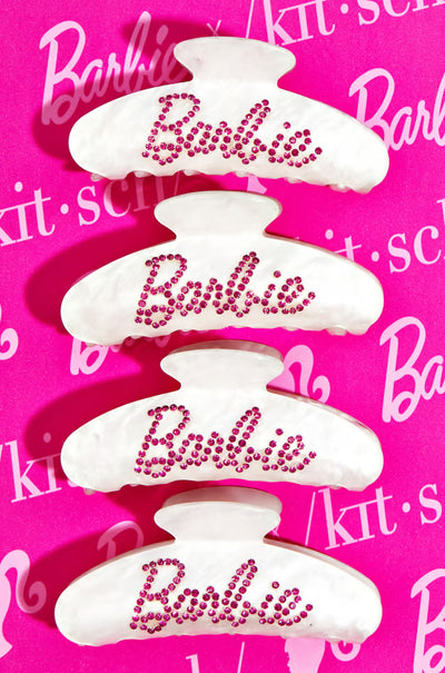 KITSCH hiusklipsi timanteilla Barbie x Kitsch