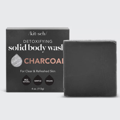 KITSCH Charcoal Detoxifying puhdistava palasaippua vartalolle