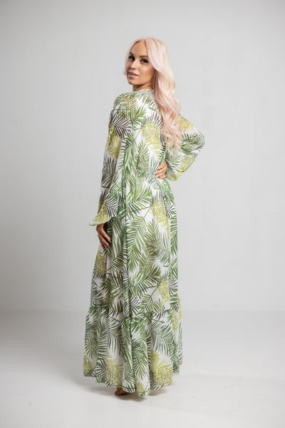 Sifonkinen kimono tropical