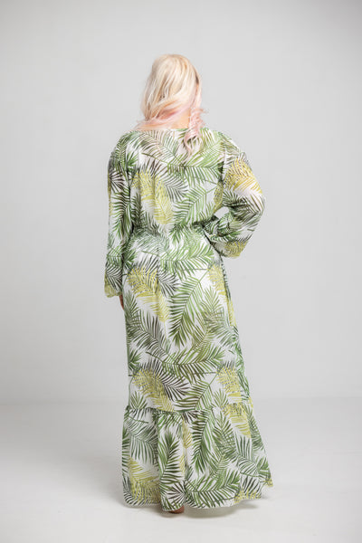 Sifonkinen kimono tropical