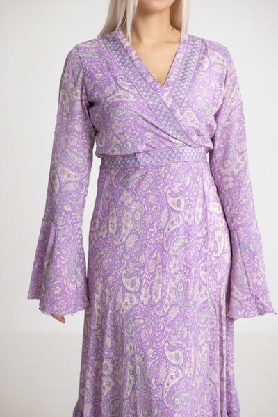 IBIZA TRENDY/Free Love kimono jade violet