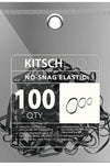 KITSCH no-snag elastic hiuslenkit 100kpl musta