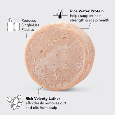 KITSCH Rice Water Protein palashampoo hiusten kasvulle